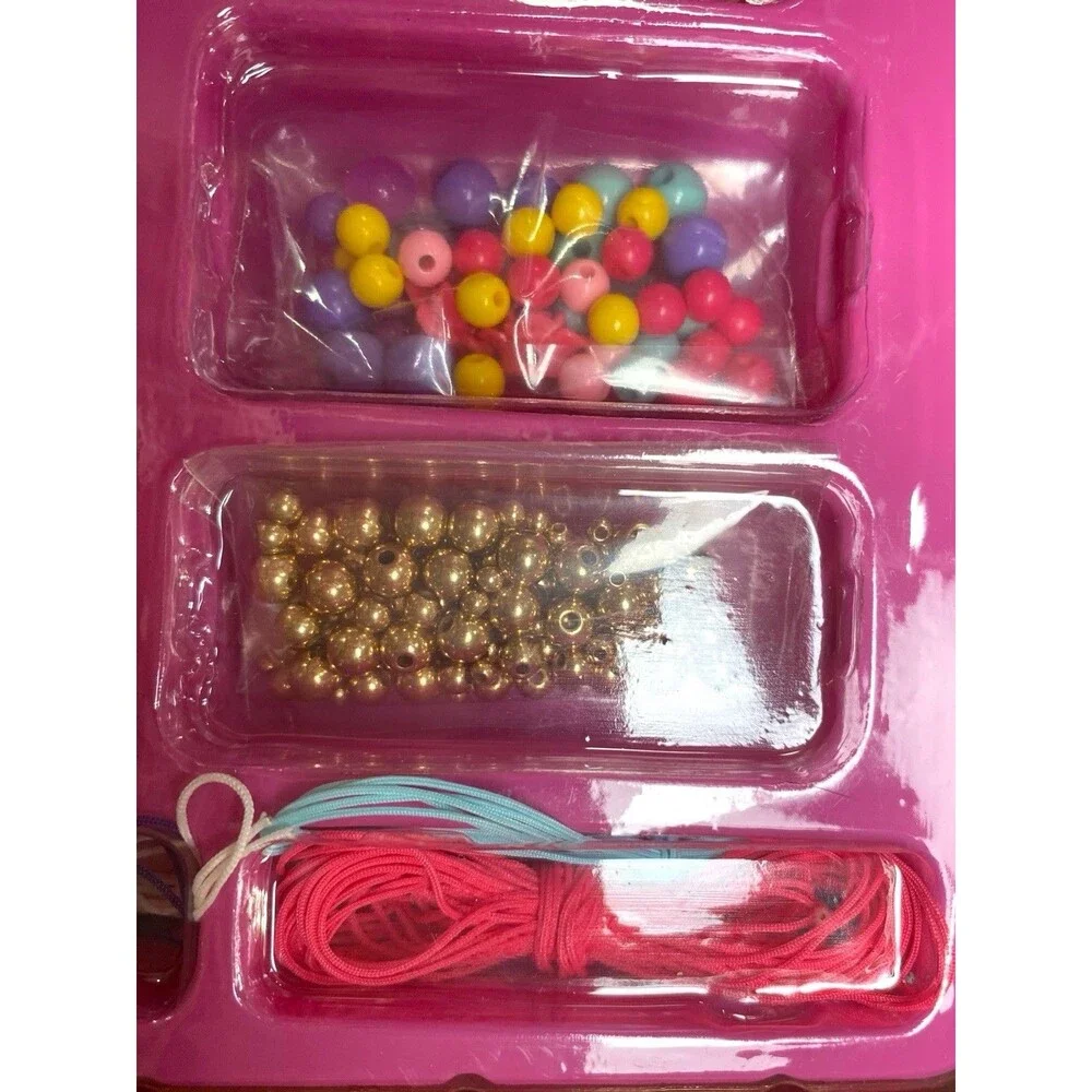 Disney Princess Crystal Dreams Jewelry Making Kit DIY Beads Charms 6 Bracelets